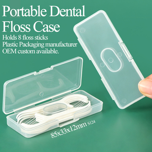 Estuche Portátil para Hilo Dental SUNSHING, Caja de Carga para Viaje, Cable USB, Mini Contenedores, Dispensador de Hilo Dental, Porta Palillos de Dientes de Plástico - Product Image 1