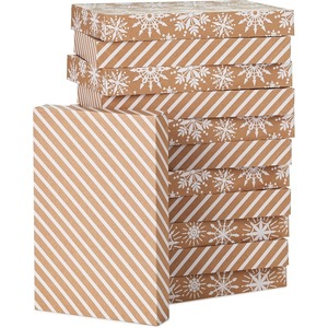 Christmas gift <b>box</b> with lid suitable for Christmas, Hanukkah, holiday <b>parties</b> can be customized according to needs - Product Image 1