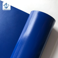 Bâche en PVC enduite de tissu robuste pour bâches de camion, tentes, auvents, abris et travaux de construction