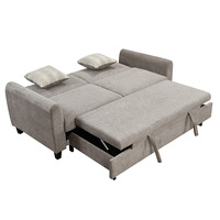 Moderner Europäischer Stil zur Hausdekoration Neuer Platzsparender Transformer 2S 3-Sitzer Hotelbettwäsche für Wohnzimmer-Schlafsofa mit USB
