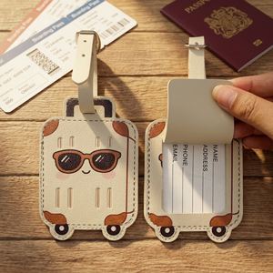 Cute Luggage <b>Tags</b> Travel Luggage Baggage Identification Labels <b>ID</b> <b>Tag</b> Travel Luggage Baggage Identification Labels <b>ID</b> <b>Tag</b> - Product Image 1
