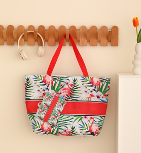 בית חרושת למכירה חמה עם תיק קטן עם תיק קטן תליון מודפס באיכות גבוהה תיק בד לקניות בנות - Product Image 6