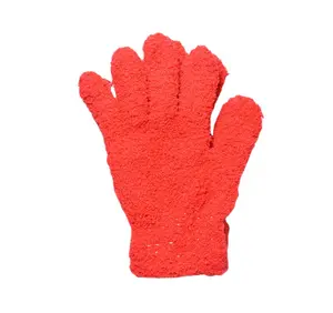 暖かい冬のストレッチアクリルポリエステル繊維の女の子子供子供冬の手袋