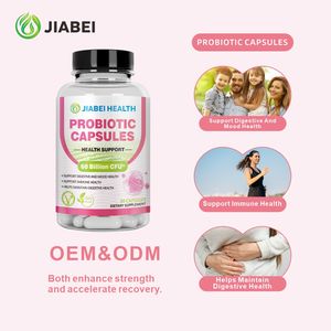 Capsule probiotiche per adulti personalizzate dalla fabbrica di Jiabei integratori alimentari per aiutare a mantenere un sistema digestivo sano - Product Image 2