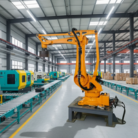Robot Palletizer Industri Otomatis 4 Axis untuk Kotak Minuman - Merek RISITONG, Baja Karbon, Kondisi Baru
