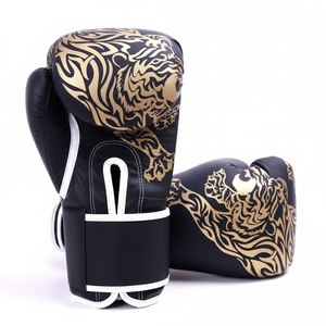 Guantes de Boxeo Profesionales con Logotipo Personalizado de Victoria Industry, Cuero de Alta Calidad, Inyección de Alta Densidad, Artes Marciales - Product Image 1