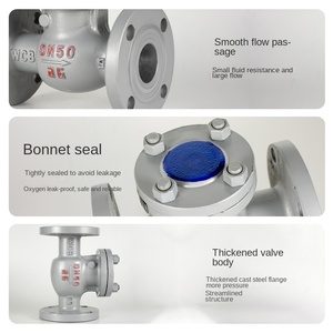Vanne de retenue à bride oscillante en acier moulé électrique H44h, haute pression, vapeur, gaz naturel, <span class=keywords><strong>DN</strong></span> 65 <span class=keywords><strong>100</strong></span>, fabriqué en Chine - Product Image 4