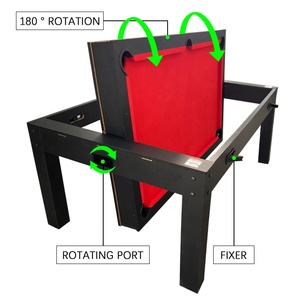SZX Vente Flash : <span class=keywords><strong>Table</strong></span> de Jeux Intérieure 4-en-1 – <span class=keywords><strong>Billard</strong></span>, Hockey sur Air, Tennis de <span class=keywords><strong>Table</strong></span>/Ping-pong et <span class=keywords><strong>Table</strong></span> <span class=keywords><strong>à</strong></span> <span class=keywords><strong>Manger</strong></span> - Product Image 2