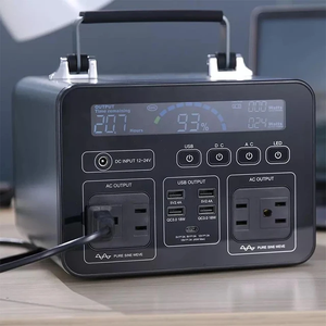 เครื่องกำเนิดไฟฟ้าฉุกเฉิน 500W ชาร์จเร็ว พกพาสะดวก สถานีพลังงานสำรอง กำลังไฟสูง ใช้พลังงานแสงอาทิตย์ สำหรับใช้ในบ้านและนอกบ้าน แบตสำรอง - Product Image 6