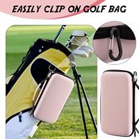 Op maat gemaakte golfhandschoenendoos met vormgevende harde schaal, organizer voor golfaccessoires zoals tees, divot tool, ball markers en telefoon