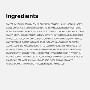 Detergente schiumogeno in gel alla curcuma e acido kojico Medicube |   Gel Illuminante Viso e Corpo per Pelli Grasse |   Rimozione di Trucco e Protezione Solare - Product Image 5