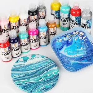 Hücre sıvı boyama Pigment sıvı sıvı boyama malzemesi DIY Set el çizilmiş şiddetli ayı Pigment toptan
