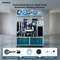 Machine de soudage automatique de vannes en plastique XUNNUO avec moteur 3000W, système PLC, matériel sanitaire pour salle de bain, garantie 1 an