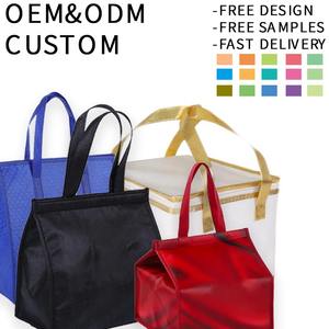 Bolsa Térmica Aislada con Logotipo Personalizado, Impresión de Serigrafía, Tela Oxford, Bolsa de Reparto de Alimentos, Bolsa Reutilizable, MOQ Bajo de 500 Piezas - Product Image 4
