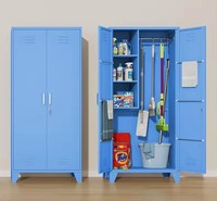 Casier métallique autoportant pour personnel hôtelier, chambre, vestiaire, vente en gros, unité de rangement personnelle durable et sécurisée