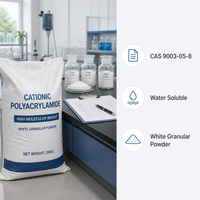 Polyacrylamide Cationique CPAM Zhendong, Floculant en Poudre pour Traitement de l'Eau à Haute Densité de Charge, Pureté 99%, pH 5.0-7.0