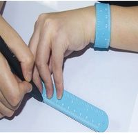 Règle de mesure en silicone à clipser pour équipement électrique industriel, personnalisable avec logo, écologique, vente en gros, en vrac, à prix abordable