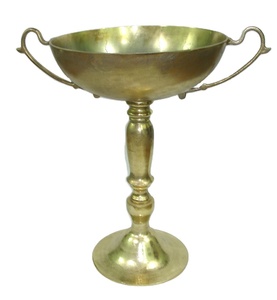 Caliente aluminio niquelado chapado en oro brillante polaco moderno lujo gran oferta hogar boda decorativo antiguo floreros - Product Image 2