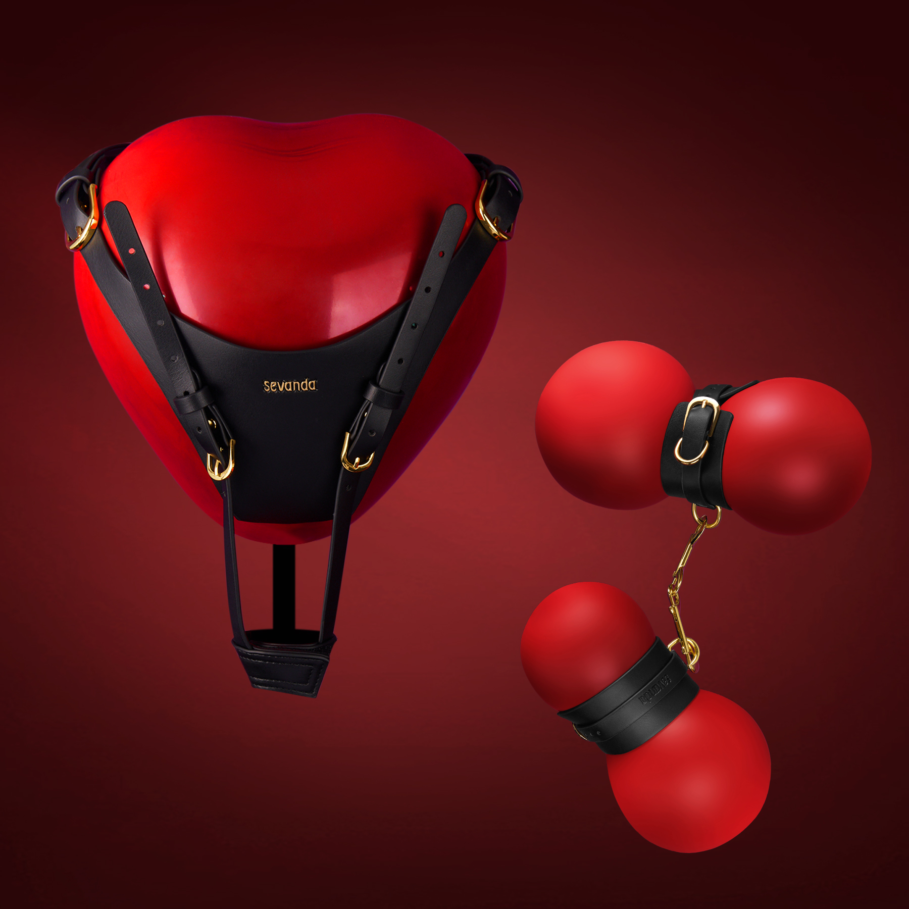 Pantalon Bondage-Menottes