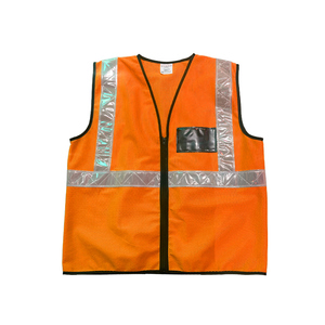 Chaleco de Seguridad CITICITY Naranja de Alta Visibilidad, Malla de Poliéster, Personalizable, para Construcción, Aeropuerto, Transpirable, con Bolsillo para Identificación - Product Image 5