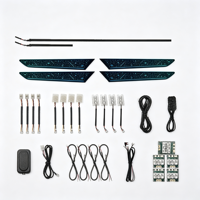 Kit d'éclairage d'ambiance intérieur de voiture à 64 couleurs RGB à contrôle par application pour Mazda CX5 CX4 CX30 2016-2024, 12V 3-5W, lampe d'ambiance LED