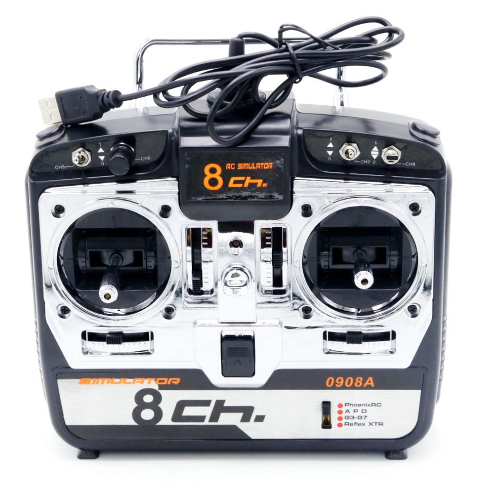 8CH RC シミュレーター リアルフライトヘリコプター 3D 飛行機 マルチ