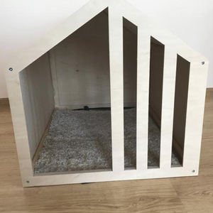 Оптовая продажа, современный деревянный домик для собак, кровать для кошек, индивидуальная Экологически чистая кровать для домашних животных - Product Image 3