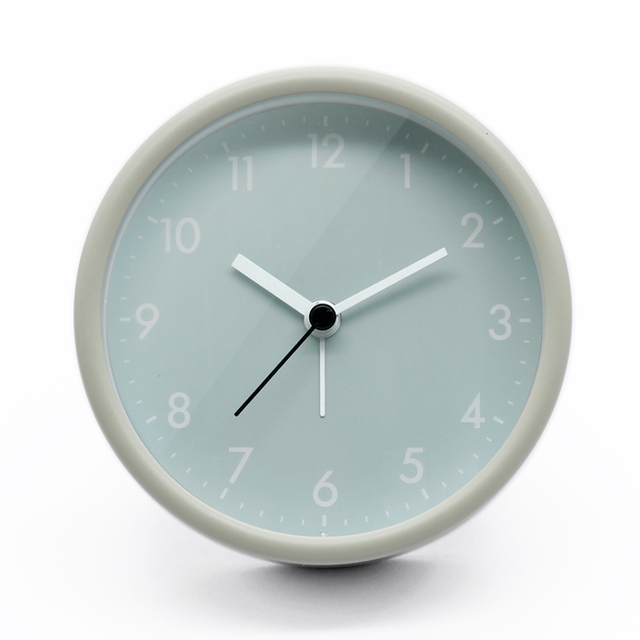 4 Inch Small Mini Sunrise Wake up Fashion Vibrating Miniature Table Alarm Clock for Hotel  Custom Movement