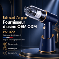Aspirateur de voiture sans fil 2 en 1 avec souffleur, mini aspirateur portable pour le nettoyage automobile OEM ODM