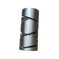 Tambour de bobinage rainuré en alliage d'aluminium de 6 pouces pour machines textiles