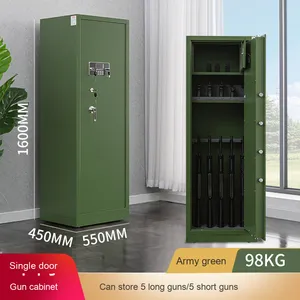 Armoires de pistolet intégrées en acier épaissi direct d'usine pour armes à feu munitions meubles commerciaux mot de passe empreinte digitale Double - Product Image 5