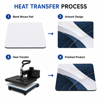 Tapis de souris vierges pour sublimation, tapis de souris en néoprène pour transfert thermique, tapis de bureau antidérapants pour le bureau, les jeux et les cadeaux promotionnels