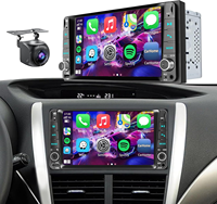Stereo Mobil Android 2Din GPS Navigasi Wireless CarPlay untuk Subaru Forester Impreza WRX STI XV Crosstrek
