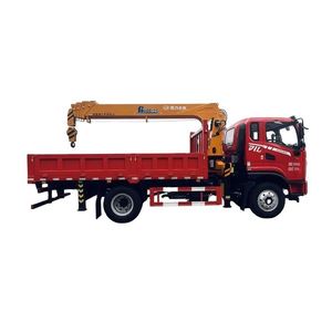 Camion de fret léger Dongfeng 4X2 avec grue montée, grue télescopique de 7 tonnes à vendre - Product Image 1