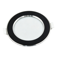 Spot LED encastré à trois couleurs, mince, à intensité variable, pour salles de bain, en aluminium, décoration intérieure, plafonnier, nouveau