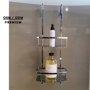 Colgante 2 Estante de ducha de baño de 3 niveles Estante de ducha de esquina colgante Caddy Estante de baño - Product Image 6