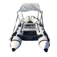 Bateau pneumatique de pêche et de navigation à rames CE RIB de 3,3 m, coque en V profond avec plancher pneumatique, PVC de 0,9 mm/1,2 mm ou Hypalon Orca, à vendre
