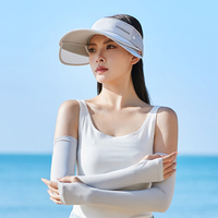 Verano Anti-uv Protector solar Sombrero para el sol Protector solar de cara completa Máscara facial transpirable Montar al aire libre Top vacío Sombrero para el sol Sombrero con visera