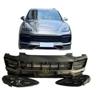 Per <span class=keywords><strong>Porsche</strong></span> Cayenne <span class=keywords><strong>modello</strong></span> a 2011 2014 aggiornato e modificato con paraurti di 24 anni, fari, paraurti e kit carrozzeria, paraurti. - Product Image 1