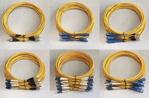 Câble de raccordement en fibre optique 3,0 mm en stock, gaine LSZH, connecteur LC monomode personnalisé, OEM disponible, 1m - Product Image 6