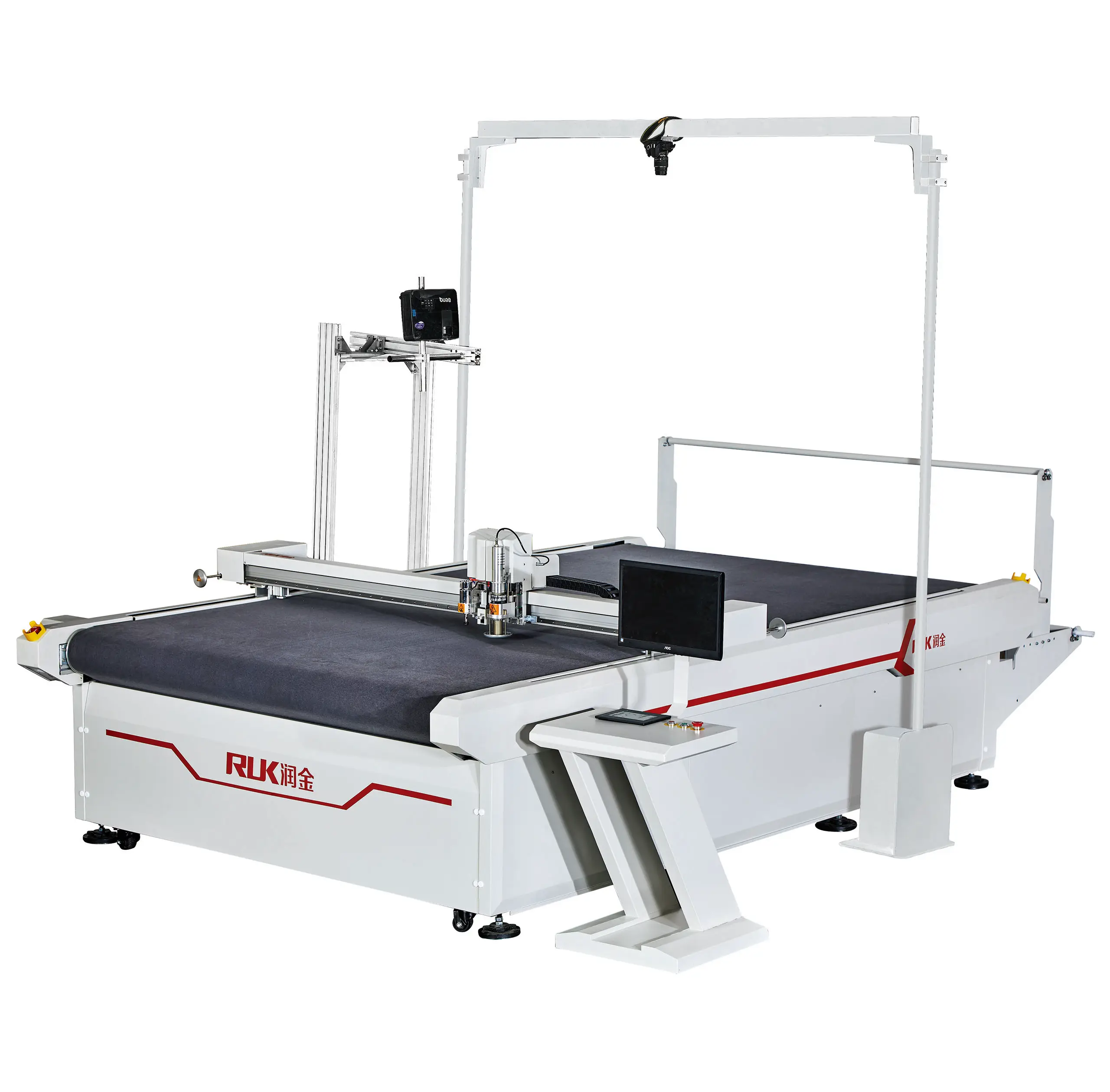 RUK iecho digital cutter plotter flatbed garment printer t shirt printing cutting machine