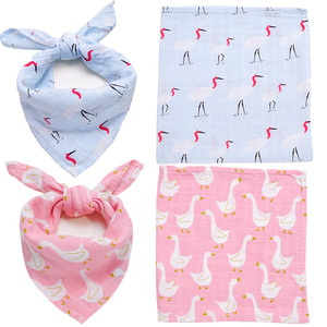 Bébé Écharpe 60*60 Doux <span class=keywords><strong>Mousseline</strong></span> Couverture De Langes pour bébé Bio - Product Image 2