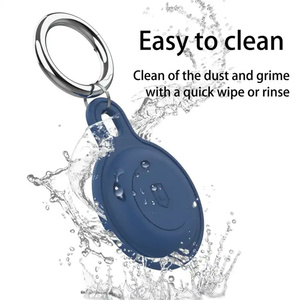 Funda Protectora de Silicona Antipérdida, Impermeable, para Apple AirTag con Anillo Metálico - Product Image 5