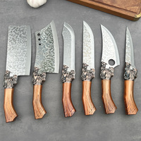 Couteau de boucher spécial fait à la main pour abattoir enlèvement d'os forgé à la main et abattage de porc couteau de cuisine