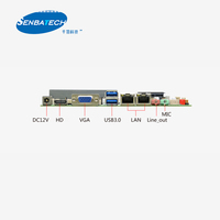 ITX-B430_I526L 2 Lan I5-4300U DDR3L Maks 8GB 8 USB 6 COM 12V LPT SIM PS2 Mini ITX Endüstriyel Anakart
