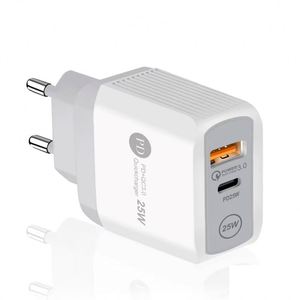 25W Type-C Travel Smartphone Charger Cross-Border USB C Fast Charging <b>Adapter</b> Mobile Phone QC2.0 USB Wall Charger - Product Image 1