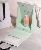 Emballage en papier dur de luxe avec logo personnalisé carton rigide huile essentielle bouteille de parfum unique cadeau et boîte