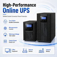 Onduleur monophasé haute fréquence en ligne 3 kVA 120/240 V à onde sinusoïdale pure pour serveurs informatiques et racks réseau, 93 % d'efficacité élevée