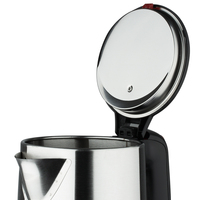 Bouilloire électrique RAF 1800W, ébullition rapide, en acier inoxydable, avec intérieur sans BPA, arrêt automatique pour un usage quotidien