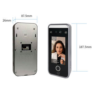 Système de contrôle d'accès et de pointage des heures avec reconnaissance faciale et empreintes digitales, vision nocturne, Wi-Fi TCP/IP, écran 4,3 pouces, système d'exploitation Linux - Product Image 5